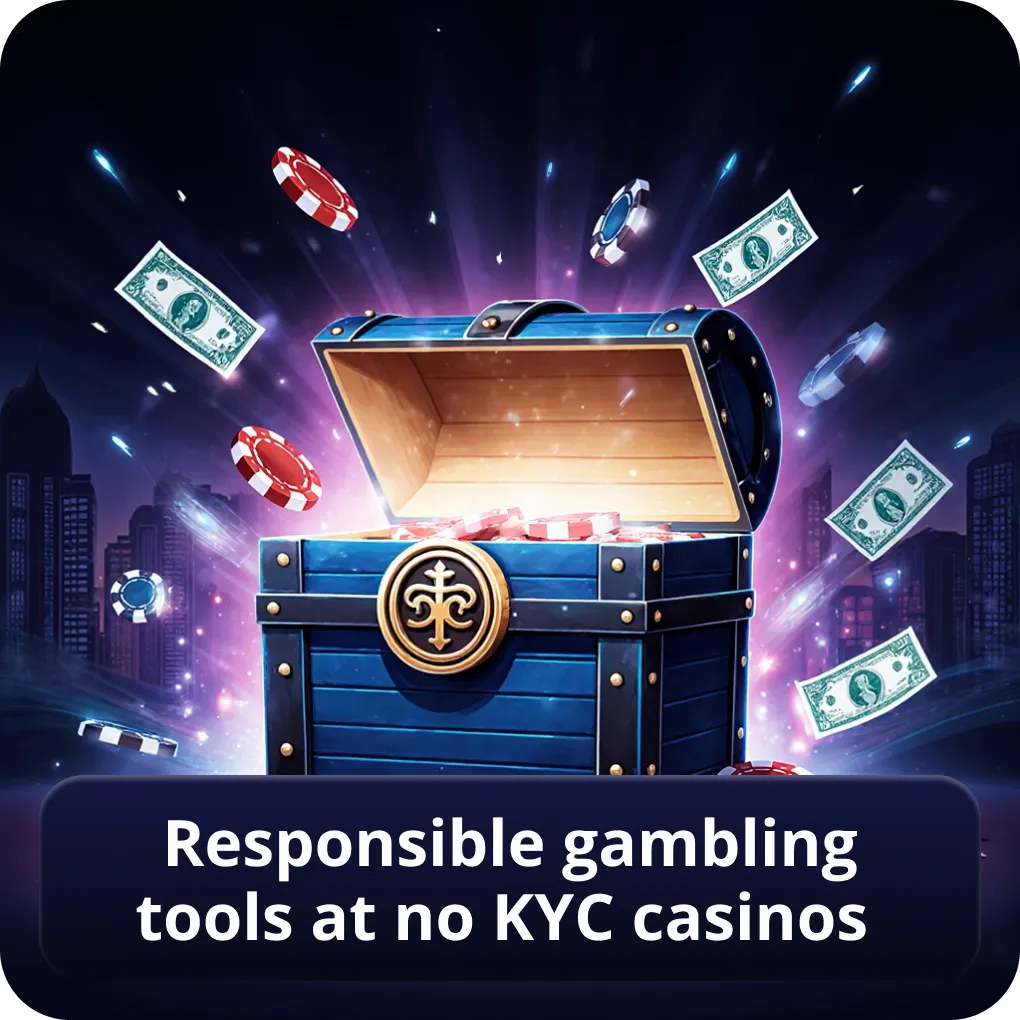 Responsible Gambling Tools at No KYC Casinos